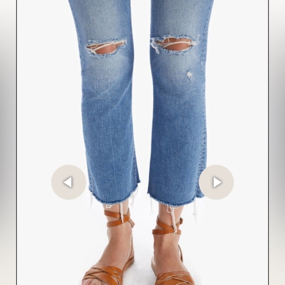 MOTHER THE HUSTLER ANKLE FRAY IN UNDERSTUDY HI RISE KICK FLARE BOOTCUT STRETCH - Picture 7 of 16